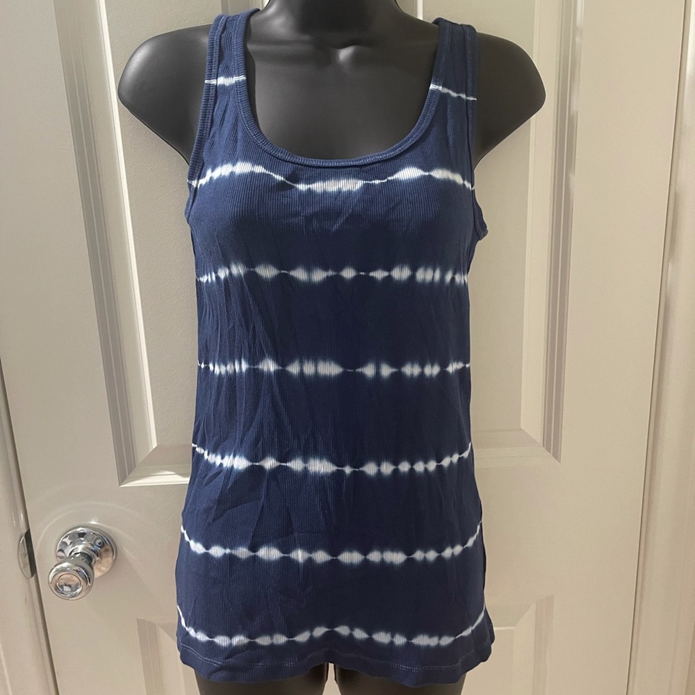 Sonoma Tie-Dye Stripes Tank Top